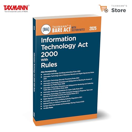 Taxmann's Information Technology Act 2000 with Rules [Bare Act wi...