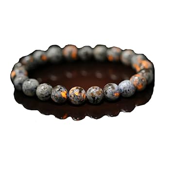 【極上希少石】天然　本物　アンモライトブレスレット　約12.5mm カナダ産 極上希少石】天然 本物 アンモライトブレスレット 約12.5mm カナダ産