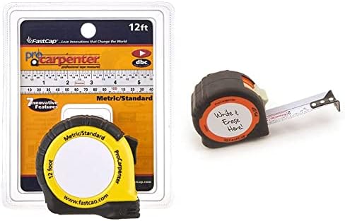 Fastcap PMS-12 12-Foot Metric/Standard Measuring Tape & PSSP16 16 Pad Standard Story Pole Measuring Tape image 4
