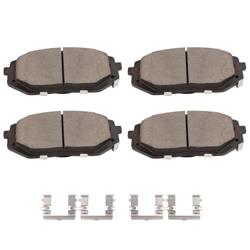 Image of SCITOO D2398 Ceramic Brake Pads Sets Front w /Hardware Replacement For Hyundai For Ioniq 5│For Ioniq 6│For Sonata│For Tucson,For Kia For EV6,For Kia For Sportage