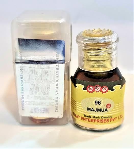 Majmua 96 Concentrated Attar Perfume Oil | Long Lasting Traditional Fragrance Oil | Alcohol Free Aroma Attar for Daily Wear, Meditation & Special Occasions | Compact Glass Bottle Gift Item 2.5ml Pack of 1 - view 5