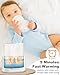 Bottle Warmer, 10-in-1 Fast Baby Bottle Warmer for Breastmilk & Formula, Double Milk Warmer with Timer, Accurate Temp Control, Thaw, Steaming, Heat Food, Keep Warm and Night Light