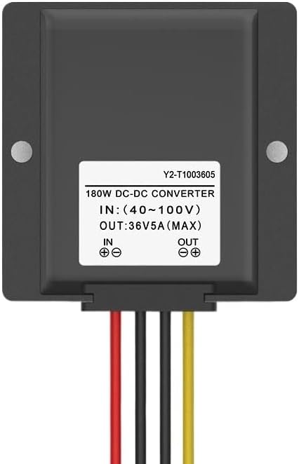 24V 36V 48V 60V 72V 80V 90V to 24V 28V 36V 19V 15A 20A 25A DC-DC Power Converter Step-Down Module Transformer car Power Supply(40-100V to 36V5A)