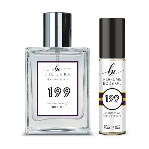 BIOCURA BC Perfume 123 Spray + Body Oil Set Impression of Side Effect Blend Sample For Women and Men / 10ml+50ml