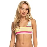 Roxy Women's Standard Bralette Bikini Top, Seacrest Stripe Soul 232