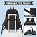 OMOUBOI Casual Daypacks Superbreak Backpack 14 inch Laptop Backpack for Women & Men Fits Tourism Business (Black)