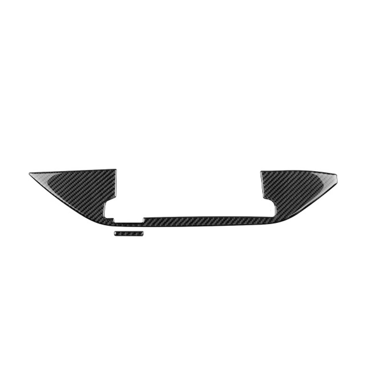 Car Trim Interior for Kia for Stinger 2019-2023 LHD RHD Car Central Navigation Screen Trim Accessories Soft Carbon Fiber Sticker Interior Mouldings(RHD 8inch Display BK)