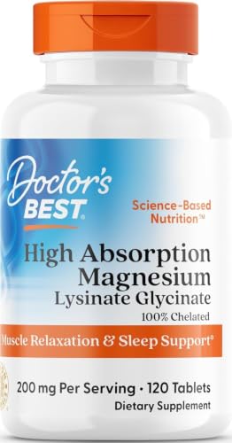 Doctor's Best High Absorption Magnesium Glycinate Lysinate