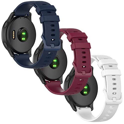Correas de silicona 22mm para Garmin Vivoactive 4 3 unidades miniatura 1
