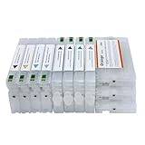 Cet ensemble de cartouches d'encre rechargeables de 11 couleurs est conçu for être utilisé avec l'imprimante grand format Stylus Pro 4900, offrant une solution de remplacement complète for les applications d'impression photo professionnelles.