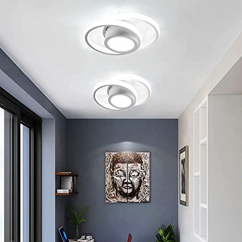 Home-Neat Lustre Moderno, Lâmpada de Teto LED Acrílico Tricolor 110-220V Para Sala De Estar/Varanda/