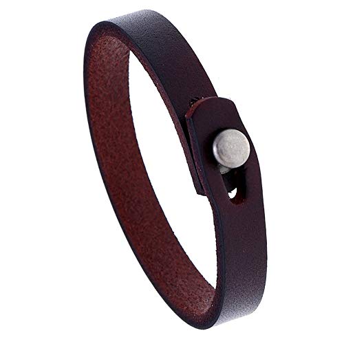 wowobjects® 1Pc Handmade Genuine Leather Bracelet For Men | Brown (B0CP5GJJWZ) Amazon Price History, Amazon Price Tracker