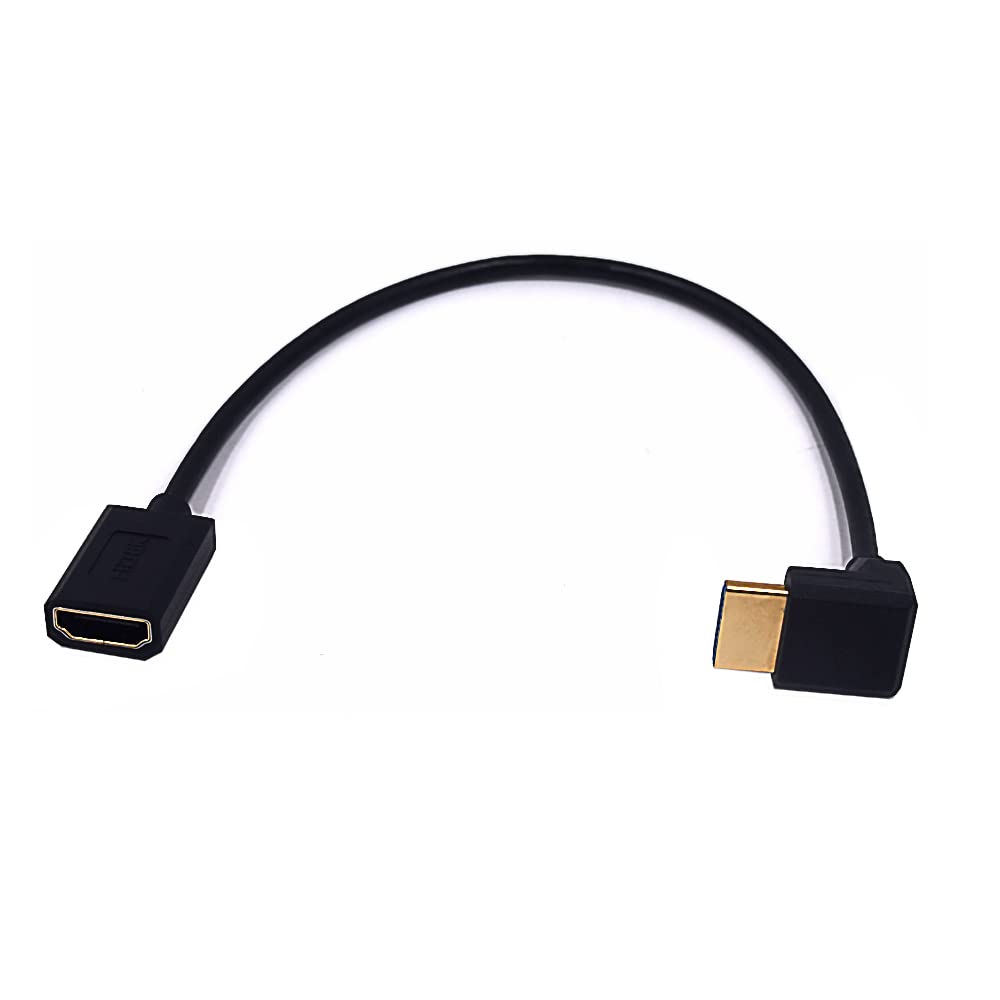 MysRuida 1ft HDMI 2.1 Extension Cable, 8K@60Hz 4K@120Hz, 48Gbps Bandwidth, 3D Vision, Supports HDR10 4:4:4, HDCP 2.2/2.3, Dolby and Dynamic HDR, Up