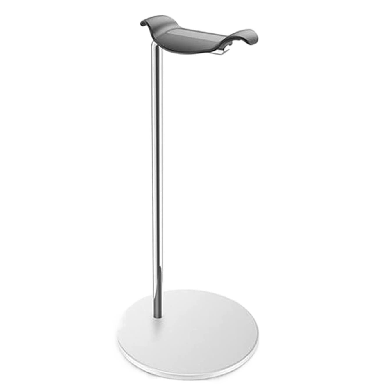 MRKU Support pour Casque Audio, Crochet de Fixation, Support de Bureau en métal antidérapant et Silicone, Compatible avec Tous Les Casques stéréo, Accessoire de Bureau Gaming