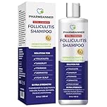 Folliculitis & Seborrheic Dermatitis Shampoo – Anti-Dandruff, Psoriasis & Itchy Scalp Treatment – Soothes Redness, Flaking & Irritation