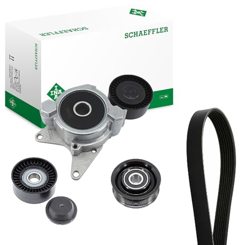 INA 529 0401 10 Kit de courroies trapézoïdales 1867 mm 7 nervures Compatible avec Toyota Auris NRE15, ZZE15, ADE15, ZRE15, NDE15 166030R010 FB 7PK1867 534 0174 10