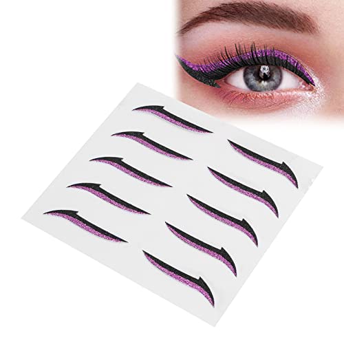 Eyeliner Stickers adhesivos reutilizables color violeta