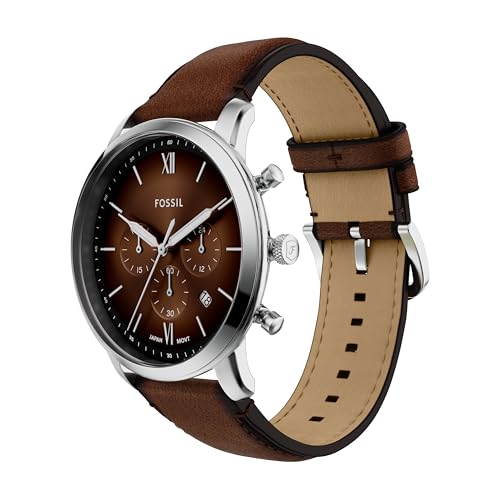 Image of Fossil Neutra Brown Quartz Leather Watch FS6143