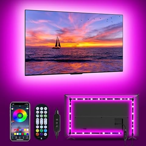 MATICOD RGB LED TV Backlights with Music Sync Cover