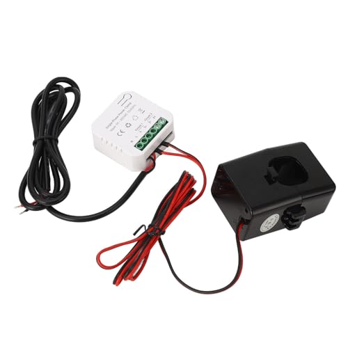 Generic Smart Energy Meter for Life Monitor for App Clamp 200A Convertor Fastener 0.2A 200A Clamp Power Quality Recorders, Genericiuryg7kfeq