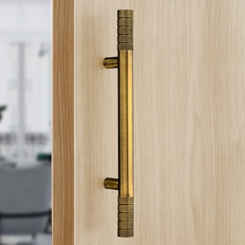Image of Plantex Heavy Duty Main Door Handle /Door & Home Decore /14 Inch Main Door Handle /Pull-Push Handle - Pack of 1 (Brass Antique) - 3 Years Warranty
