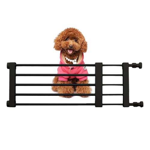 Puertas para Mascotas para Perros, Cachorro sin perforación extendida Cerca - pequeña Barrera de Dormitorio de Perros medianos para el hogar, Puerta Independiente de Acero Titanio para Cocina, balcón