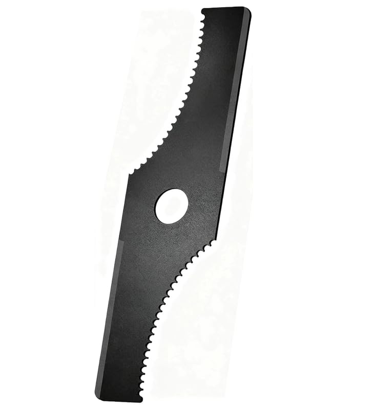 草刈り機 替え刃 2枚刃 325mm 草刈り機の刃 シュレッダーブレード かりばらい機刃 内穴25.4mm マンガン鋼 芝刈り機の付属品 1枚入り