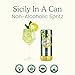 Virgin Sicily Spritz (12-Pack) | Lemon Basil Non Alcoholic Spritz in a Can | Sparkling Italian Limonata-Style Mocktail With Zesty Lemon & Fresh Basil | Premium Non Alcoholic Drinks & Spirits | Saint Spritz Virgins