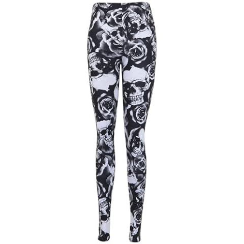 Leggings Femme Purple Hanger Imprimé Crâne Cover