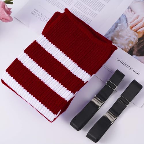 Image of LOUSGUTA Plus Size Thigh High Socks for Thick Thighs- Extra Long Womens Cable Knitted Over Knee High Leg Warmer