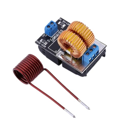 FTVOGUE ZVS Treibermodul 5V-12V Induktionserwärmungs-Stromversorgungsmodul 120W Induktionsheizungsleiter mit Spule