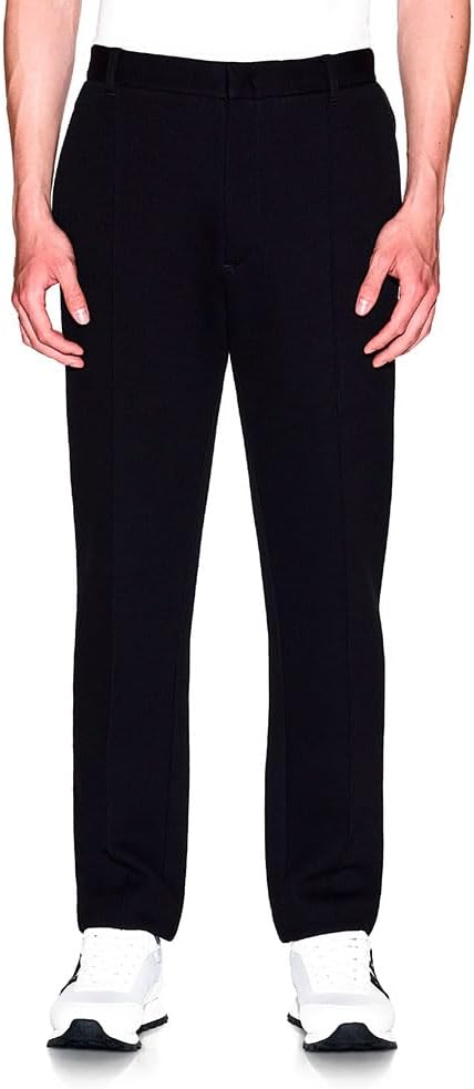Armani Exchange Men's Cozy Pique Trouser, Black