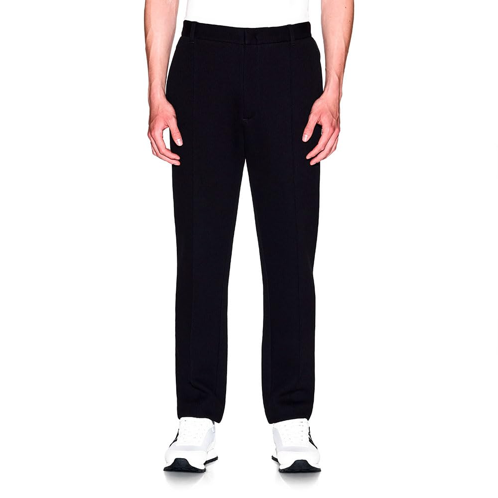 Armani Exchange Mens Cozy Pique Trouser Black