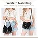 Imagen de LHHMZ Bolso de hombro con flecos para mujer