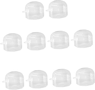 ibasenice 10 Peças Caixa De Armazenamento Mini Recipientes De Plástico Caixas Organizadoras De Plástico Transparente Recipiente Transparente De Contas De Plástico Recipiente De