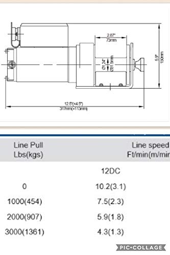 Guincho Eletrico 3000lbs1361kg, Com Controle Sem Fio. (12)