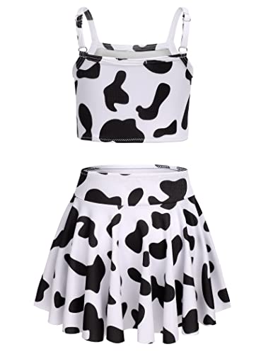 Image of Arshiner Girls 3 Piece Swimsuit for Teen Girl Tankini Swimsuits Bathing Suit Beach Bikini Swimwear with Skirt