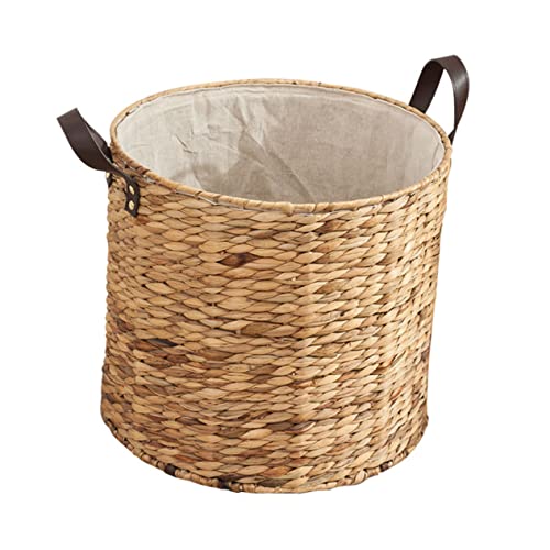 ANDRESLAD Cesta Tejida Ratán Para Ropa Sucia Almacenaje Cesta Transpirable Para Hogar Herramientas De Almacenamiento