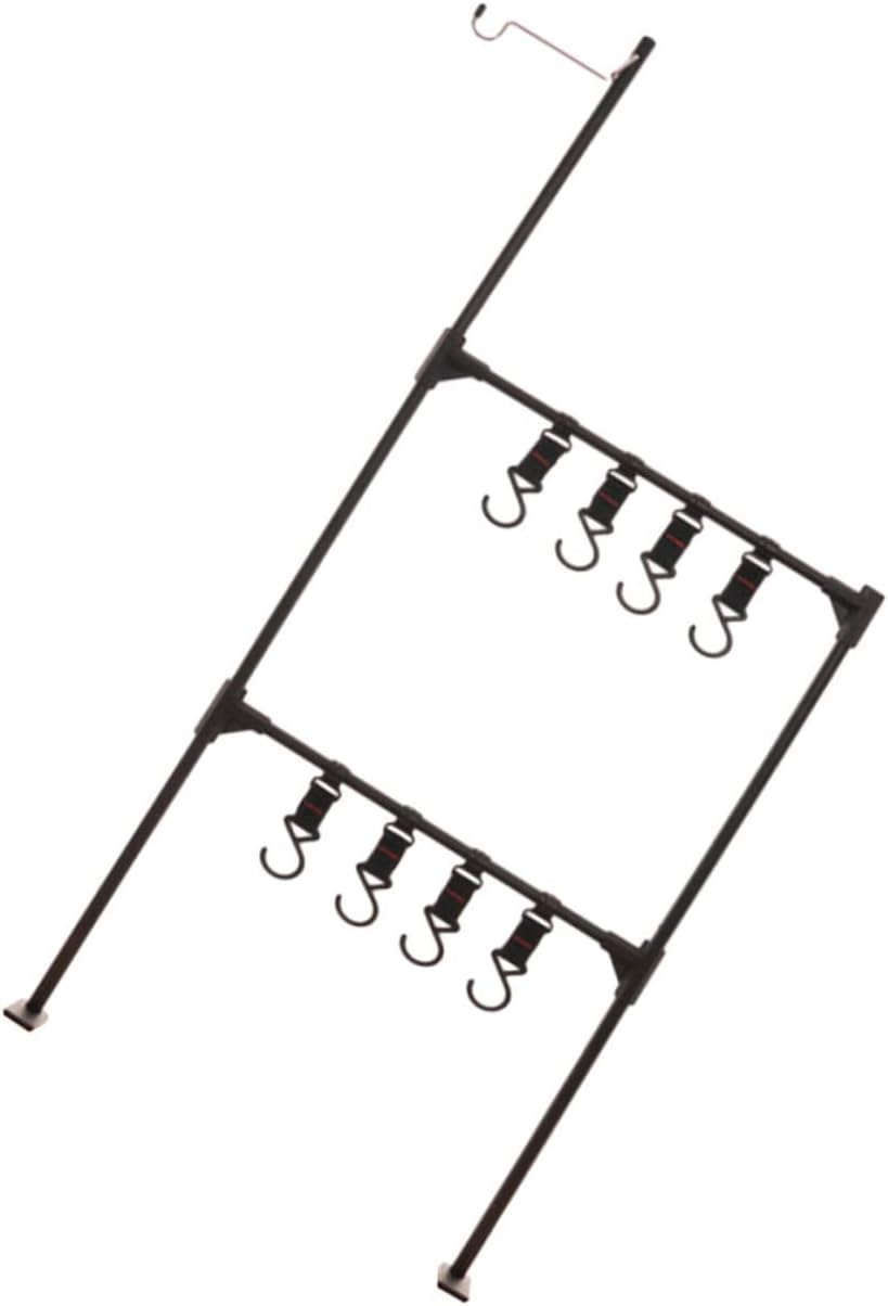 balacoo 1Set Multipurpose Camping Hanger of Versatile Aluminum Folding Light Hook for Camping Table for Lanterns Bags and Easy Installation Stable Design