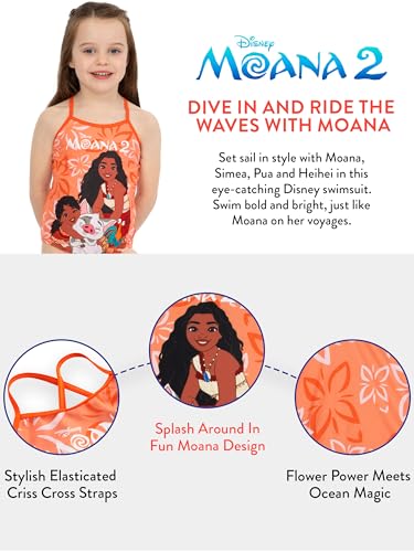 Disney Swimsuit | Moana 2 Girls Swimsuit | Moana Girls Bathing Suit | Kids Bathing Suit2