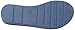 Guess Women's Avin3 Sandal, Blue+White Denim, 5