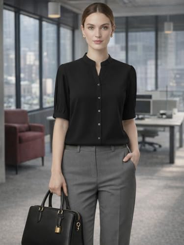 Image of Thevasa Women's Classic Button Down Shirt