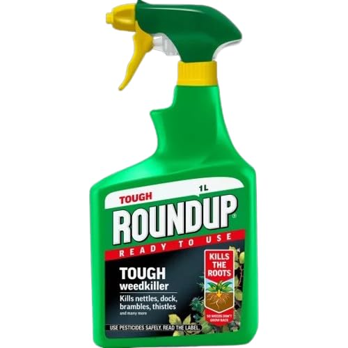 Roundup Tough Ready-to-Use Garden Spray – Convenient Outdoor Surface Care – Available in 1 L & 3 L – Ideal for Paths, Drives, Patios & Fenced Areas (1 L)