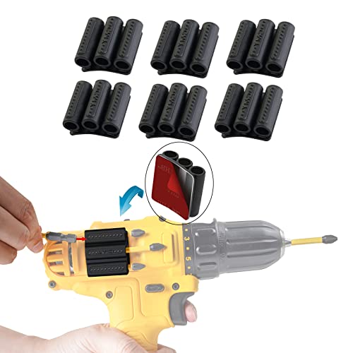 Cmy Drill Bit Holder Tool Holster For Dewalt - Pack Of 6 - Carry Up To Six Driver Bits On The Side Of Your Power Drill Or Driver For Home Improvement #TOP25