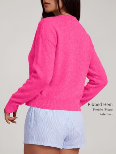 Image of Trendy Queen Cropped Cardigan Sweaters for Women Fall Fashion Clothes 2026 | Lightweight Knit Button-Down, Versatile Layering Piece for Fall, Spring & Office Wear