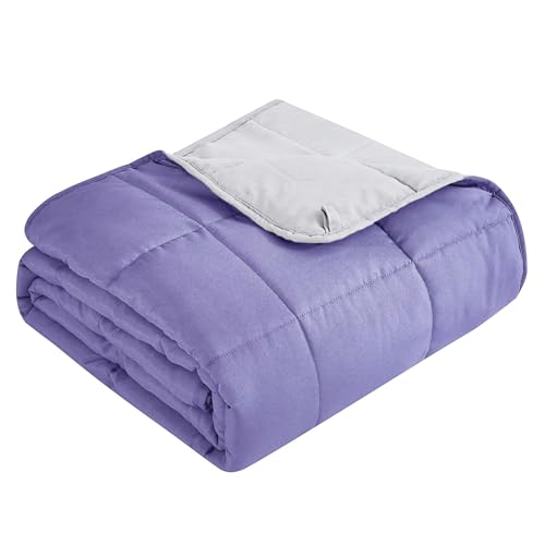 Topcee Weighted Blanket for Adults (15 lbs, 60" x 80") Queen Size Soft Cooling Heavy Blanket Sleeping, Apply to 130-160 lbs Body, Thick Breathable Blanket with Glass Bead, Easy Care