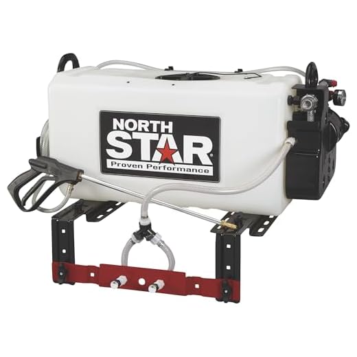 NorthStar High Flow ATV Boomless Broadcast and Spot Sprayer - 26-Gallon Capacity, 5.5 GPM, 12 Volts