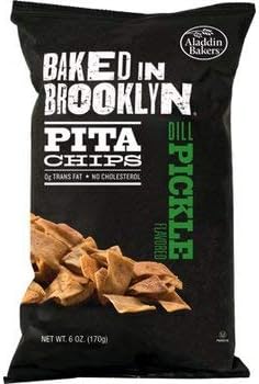 Baked In Brooklyn Flatbread Crisps Dill Pickle 6 oz (pack of 6)