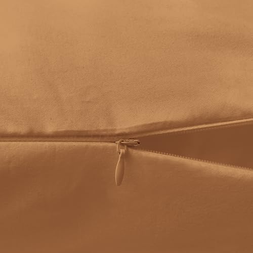 Image of Elegant Comfort Luxury Ultra-Soft 1-Piece Body Pillowcase - 1500 Premium Hotel Quality Microfiber Double Brushed - Wrinkle Resistant, Body Pillowcase Size, Bronze