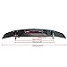 Trunk Spoiler Wing with 3rd Brake Light Compatible with Universal Car, Ikon Style Matte Black ABS Car Exterior Trunk Rear Wing Tail Roof Top Lid by IKON MOTORSPORTS